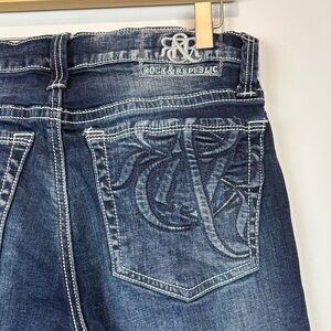 Rock & Republic Dark Blue Straight Leg Jeans